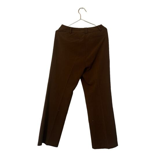 Ana Ladies chocolate brown Jean pant high rise straight size 6 - Picture 3 of 8